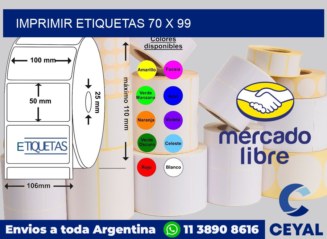 imprimir etiquetas 70 x 99