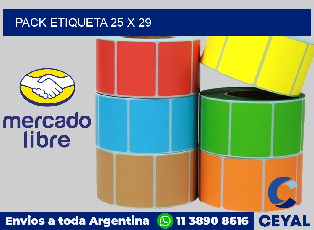 pack etiqueta 25 x 29