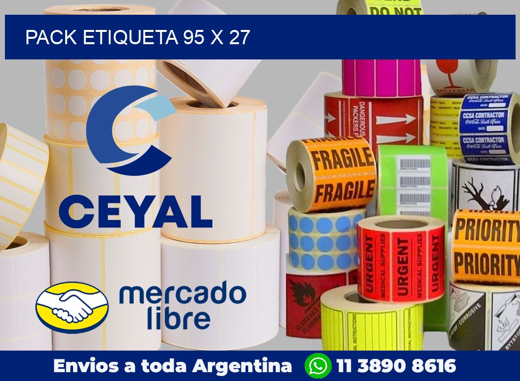pack etiqueta 95 x 27