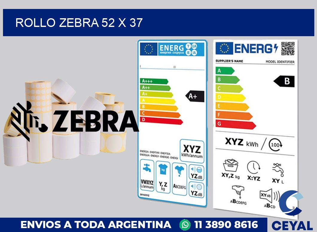 rollo zebra 52 x 37