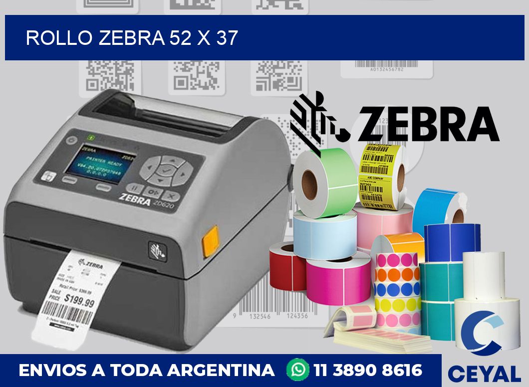 rollo zebra 52 x 37