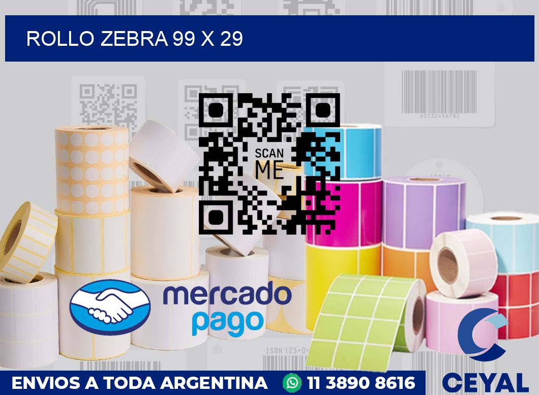 rollo zebra 99 x 29