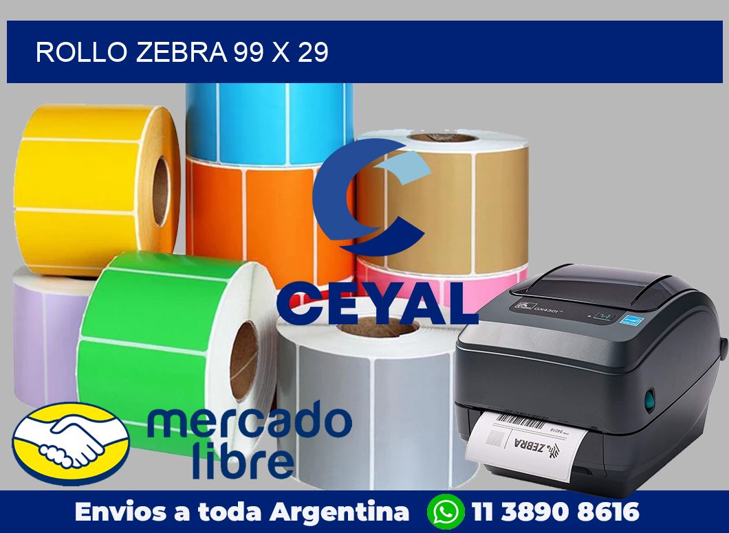 rollo zebra 99 x 29