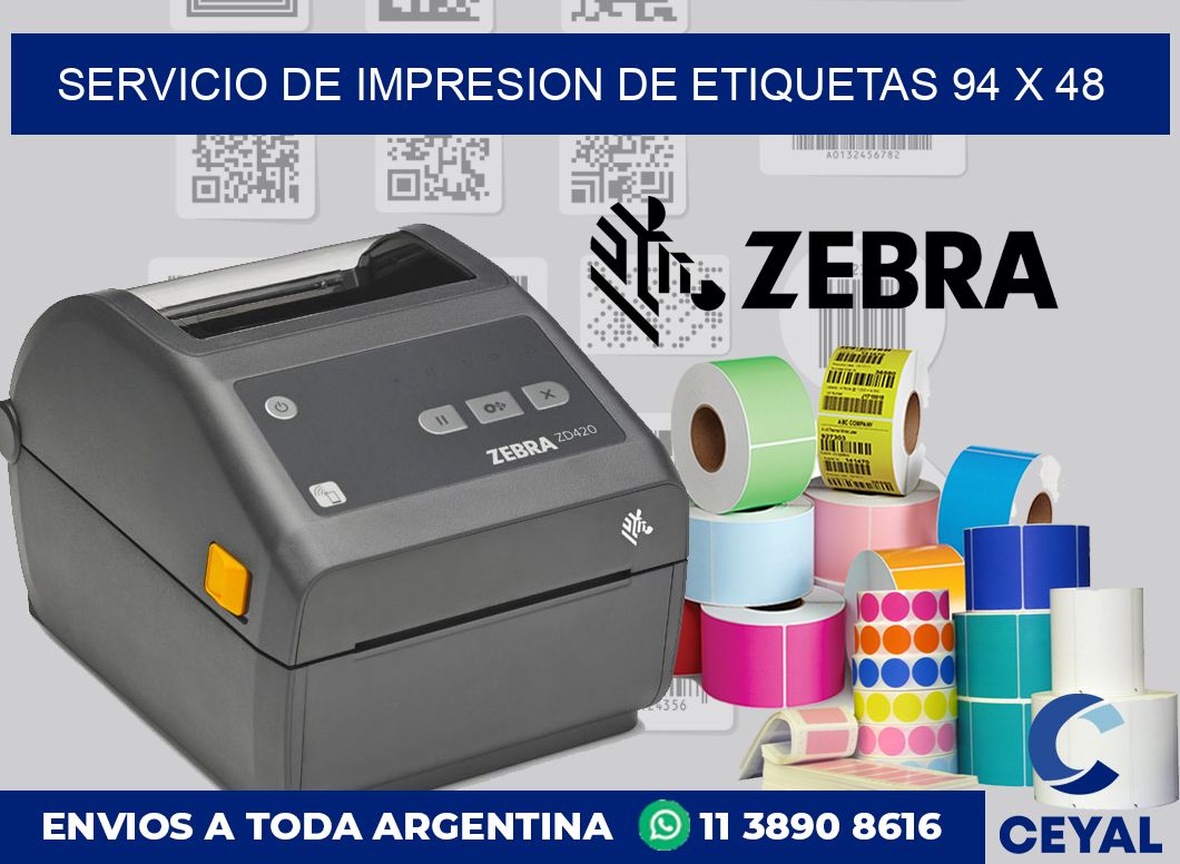 servicio de impresion de etiquetas 94 x 48