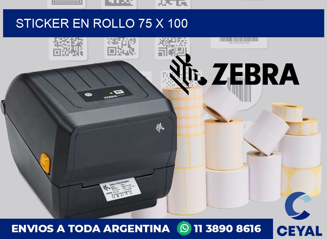 sticker en rollo 75 x 100