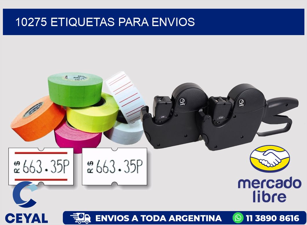 10275 ETIQUETAS PARA ENVIOS