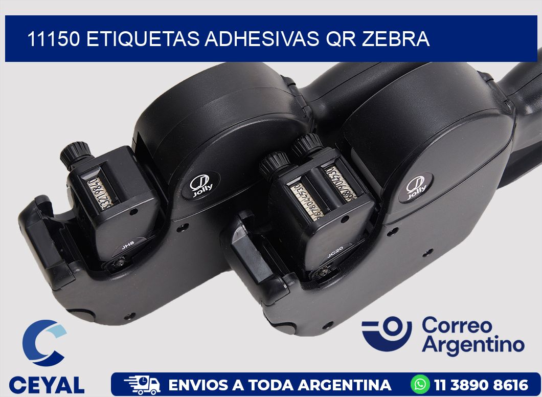 11150 ETIQUETAS ADHESIVAS QR ZEBRA
