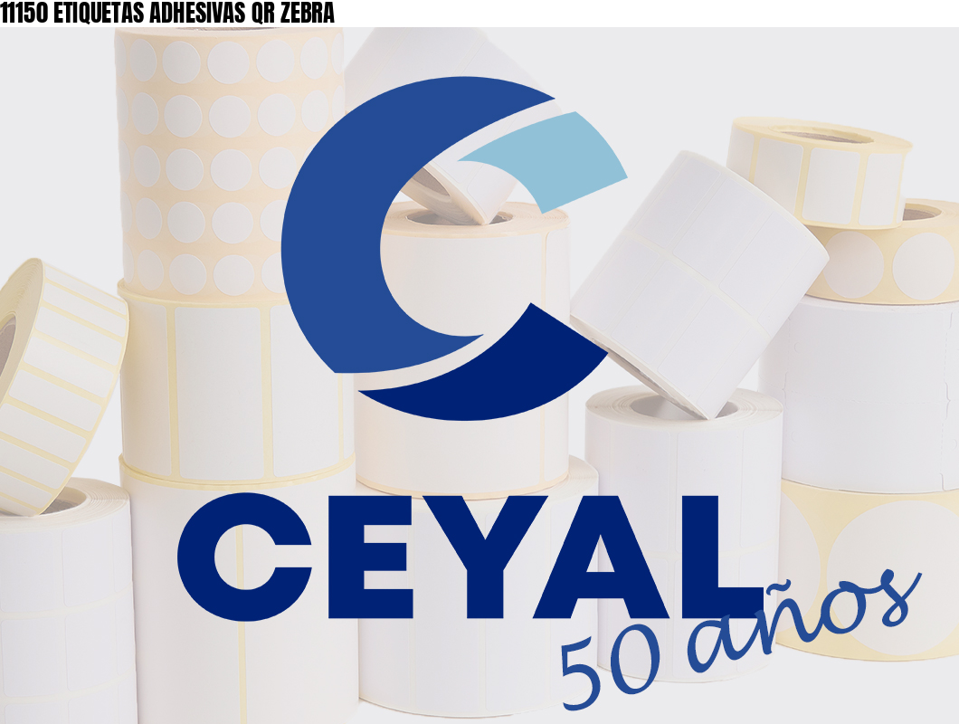 11150 ETIQUETAS ADHESIVAS QR ZEBRA