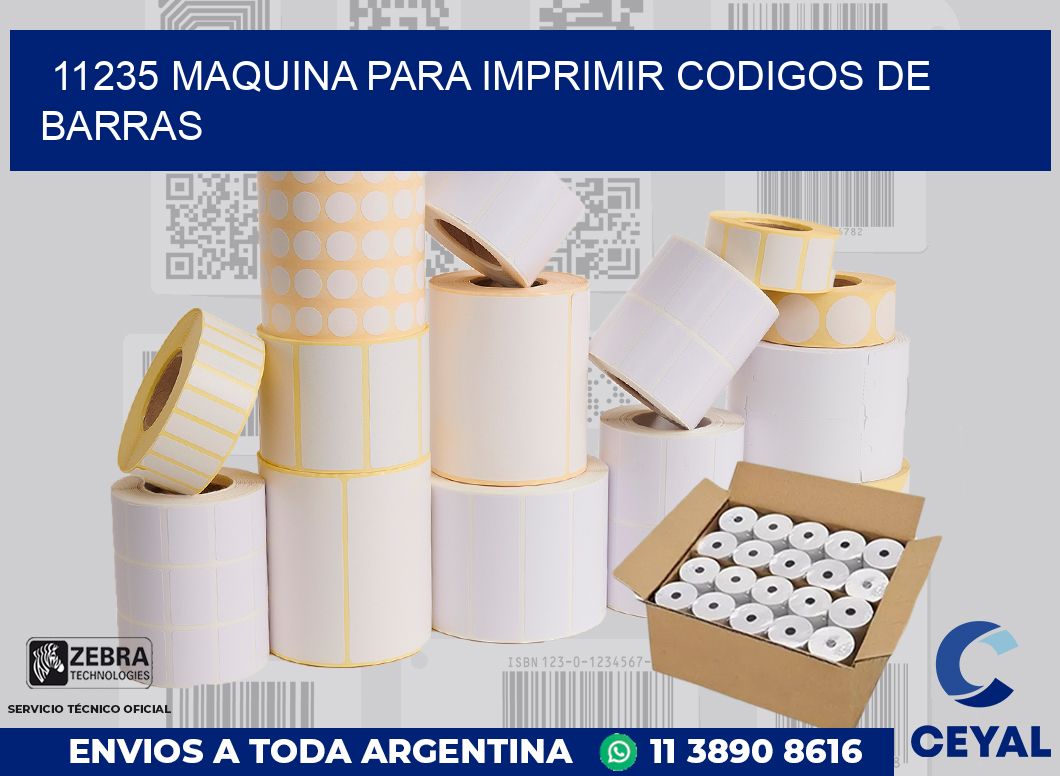 11235 MAQUINA PARA IMPRIMIR CODIGOS DE BARRAS