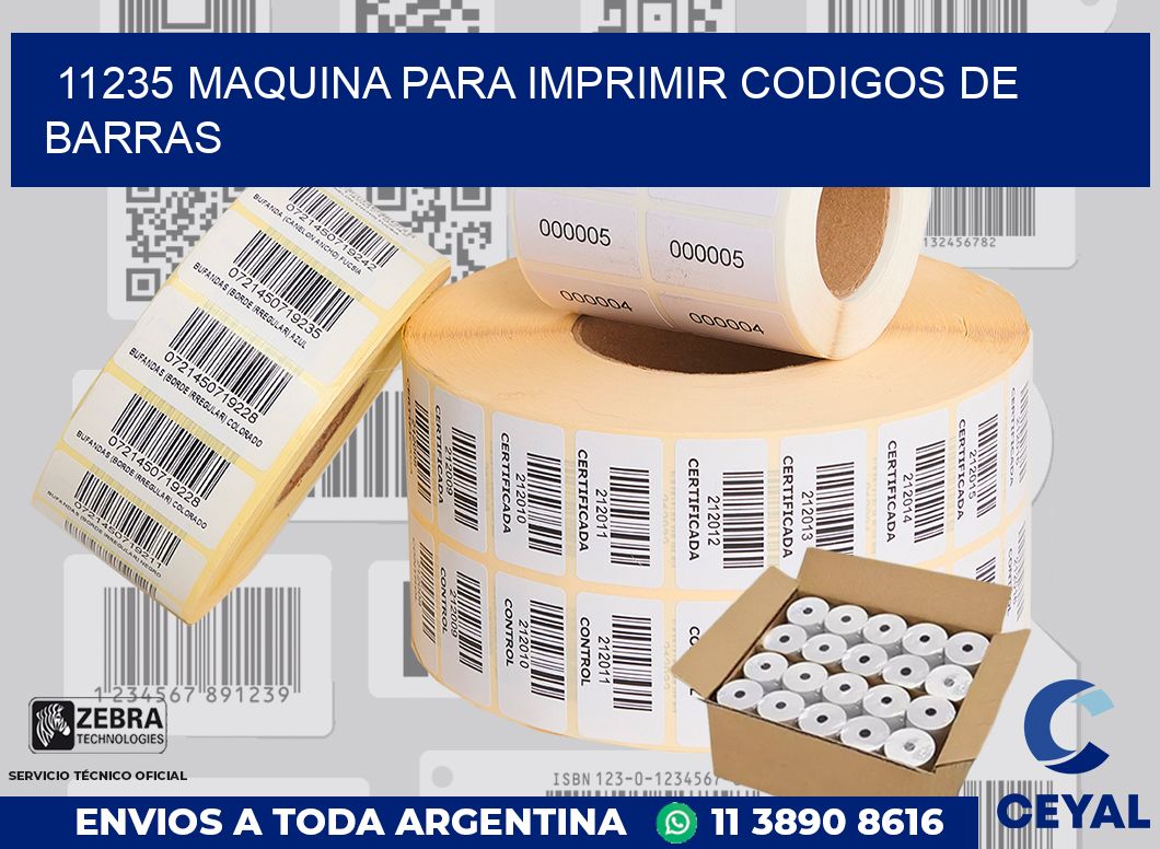 11235 MAQUINA PARA IMPRIMIR CODIGOS DE BARRAS