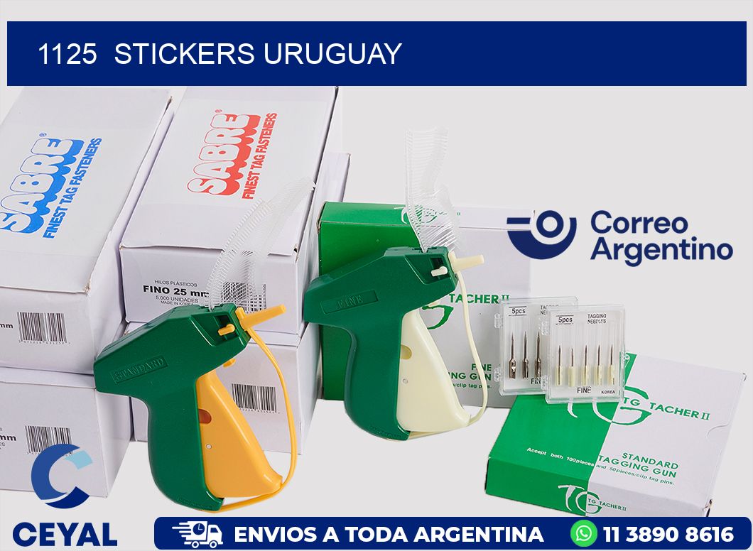 1125  STICKERS URUGUAY