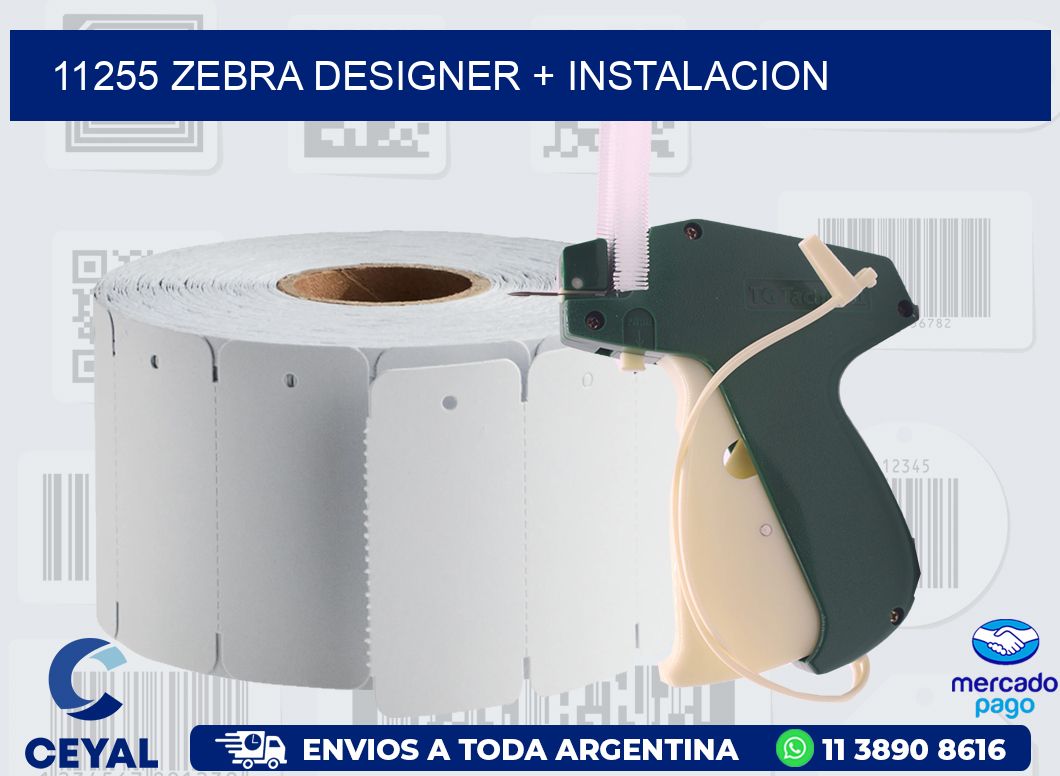 11255 ZEBRA DESIGNER + INSTALACION