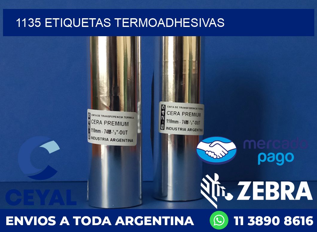 1135 ETIQUETAS TERMOADHESIVAS