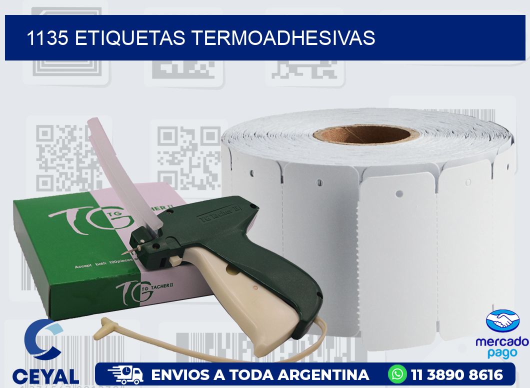 1135 ETIQUETAS TERMOADHESIVAS