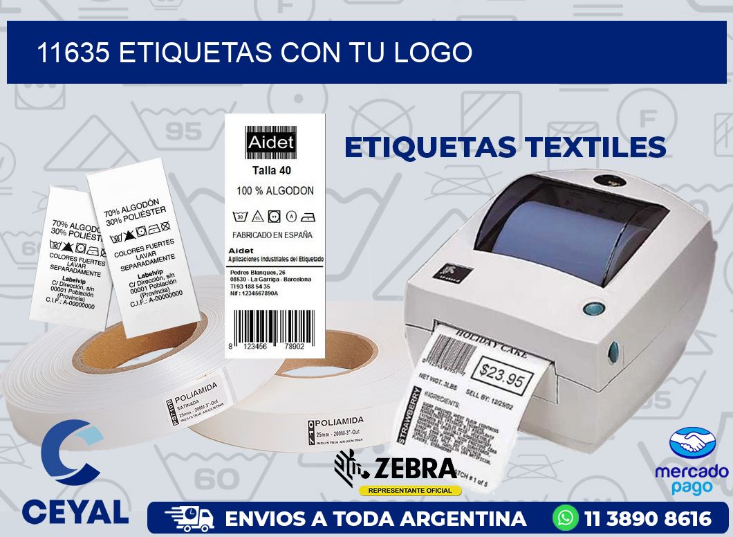 11635 ETIQUETAS CON TU LOGO