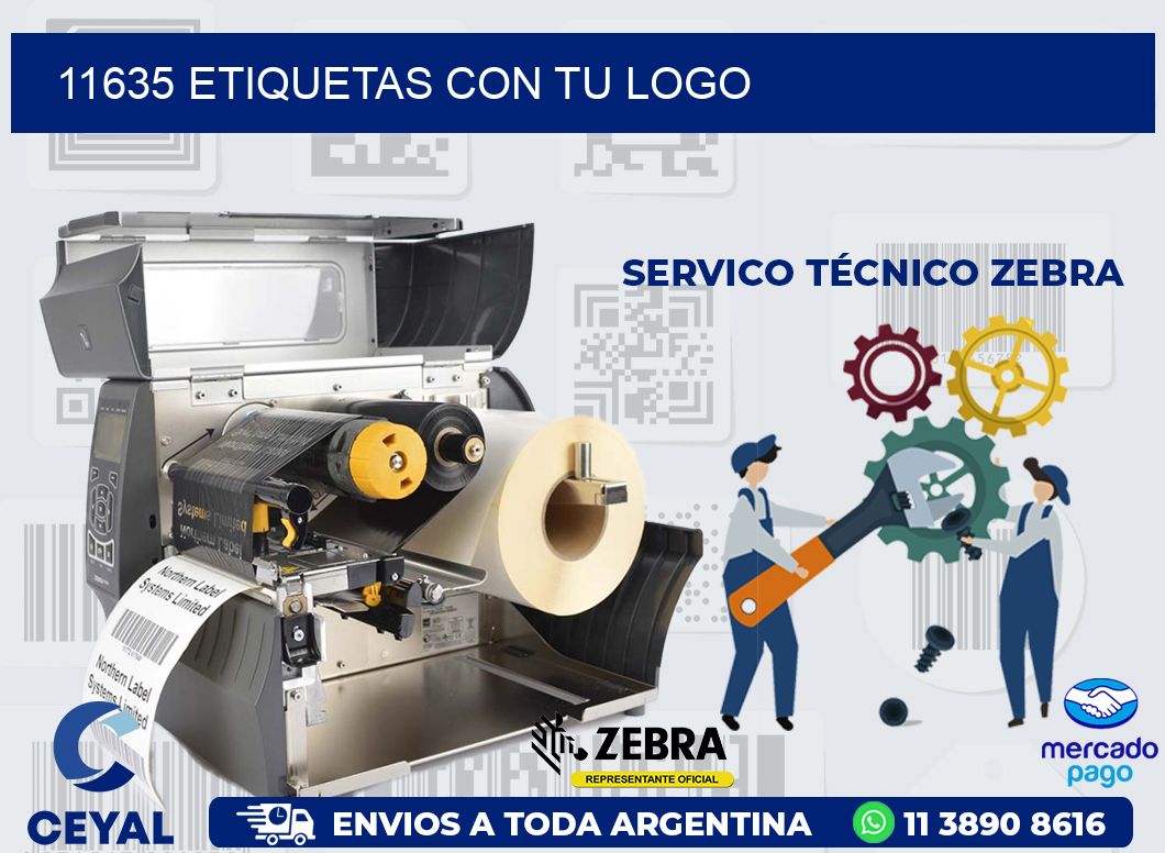11635 ETIQUETAS CON TU LOGO