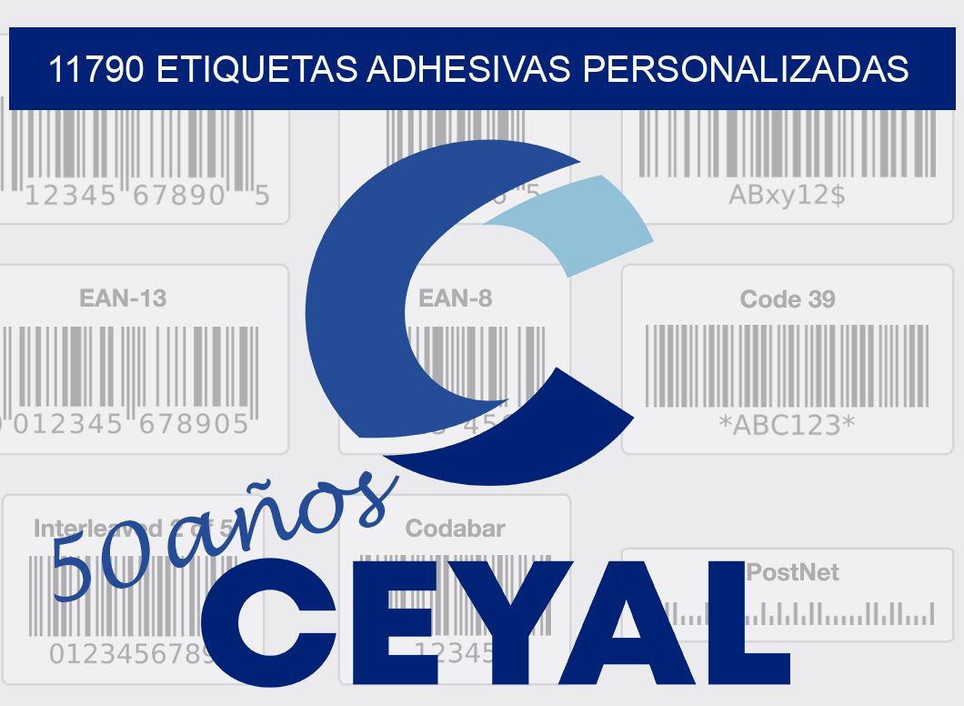 11790 ETIQUETAS ADHESIVAS PERSONALIZADAS