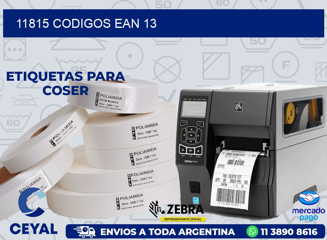 11815 CODIGOS EAN 13