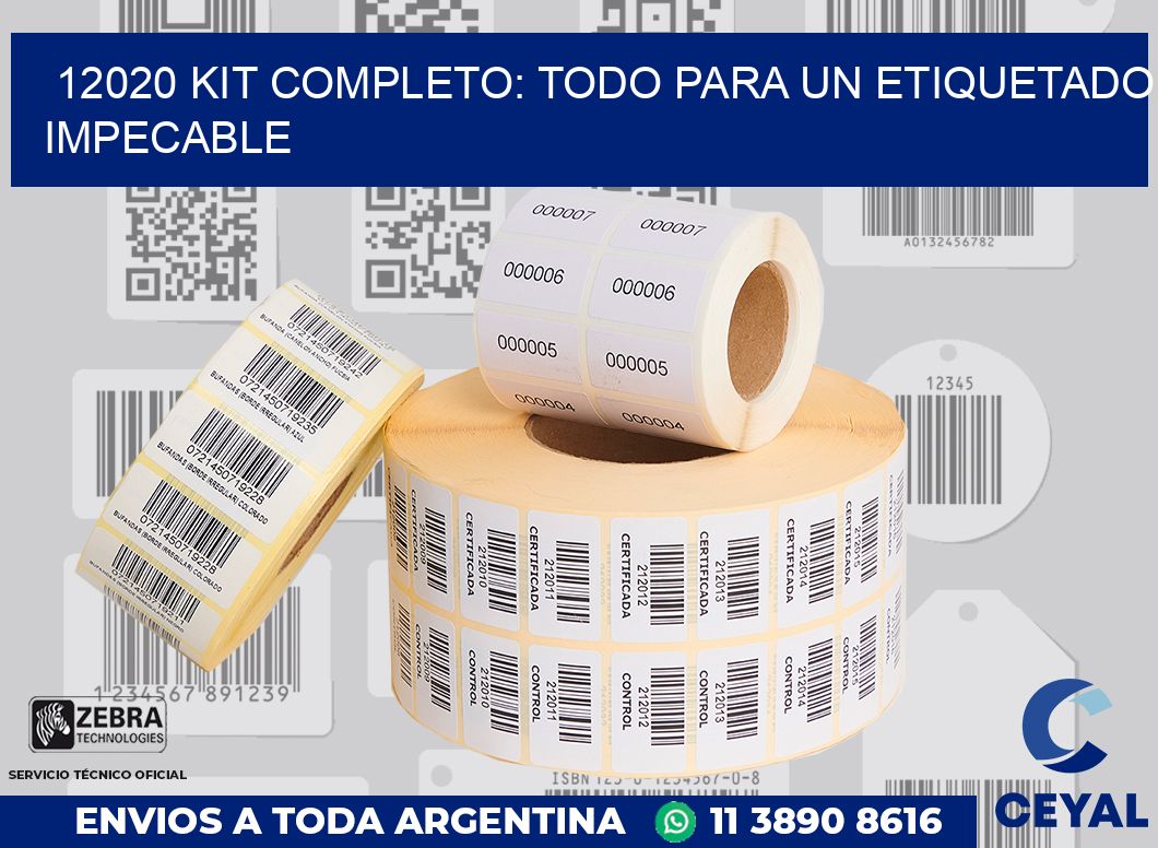 12020 KIT COMPLETO: TODO PARA UN ETIQUETADO IMPECABLE