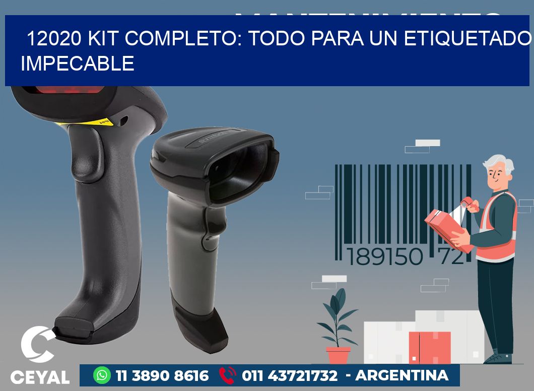 12020 KIT COMPLETO: TODO PARA UN ETIQUETADO IMPECABLE