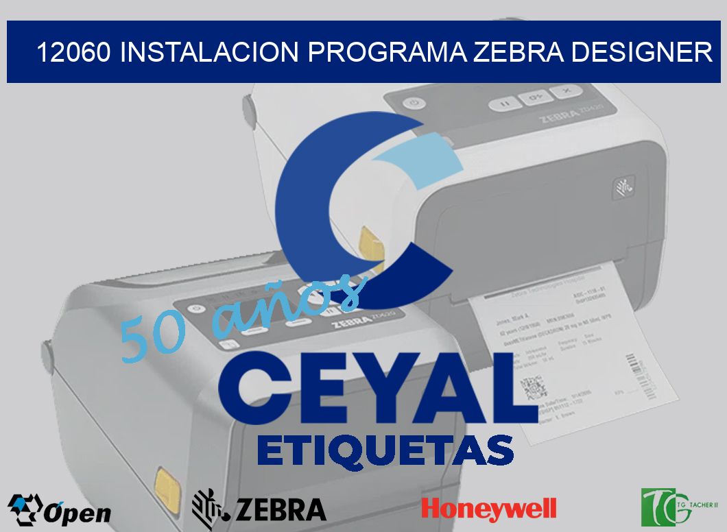 12060 INSTALACION PROGRAMA ZEBRA DESIGNER