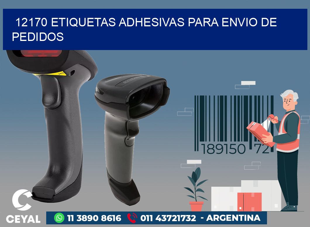 12170 ETIQUETAS ADHESIVAS PARA ENVIO DE PEDIDOS