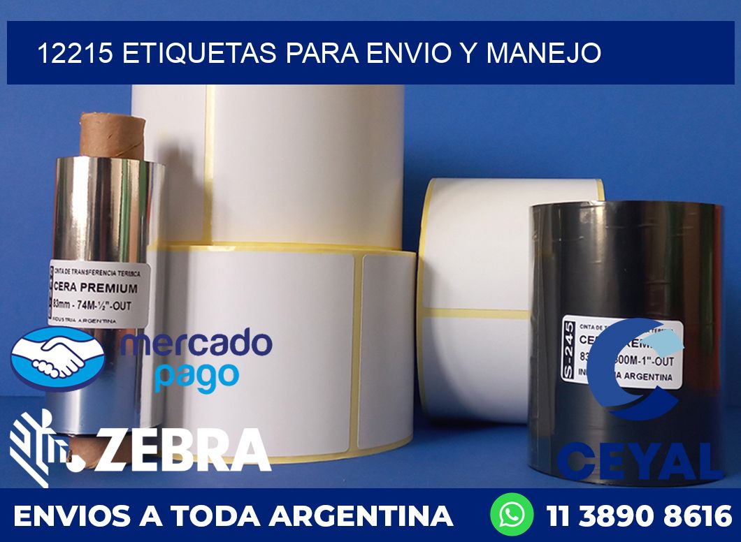 12215 ETIQUETAS PARA ENVIO Y MANEJO