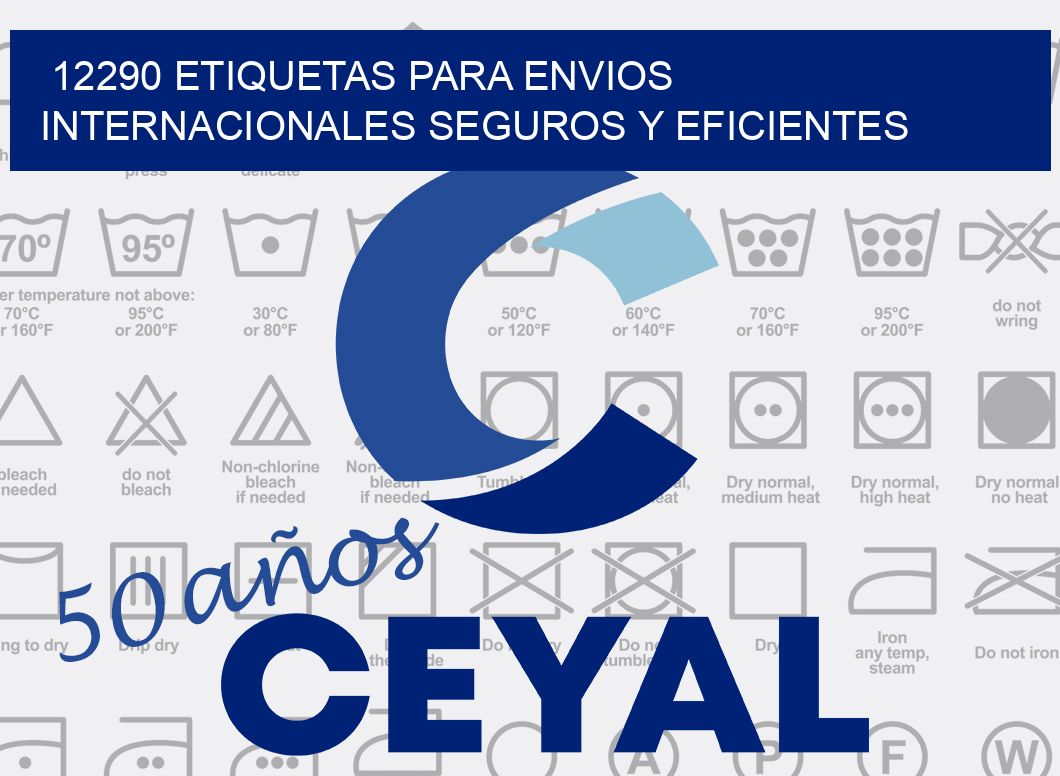 12290 ETIQUETAS PARA ENVIOS INTERNACIONALES SEGUROS Y EFICIENTES