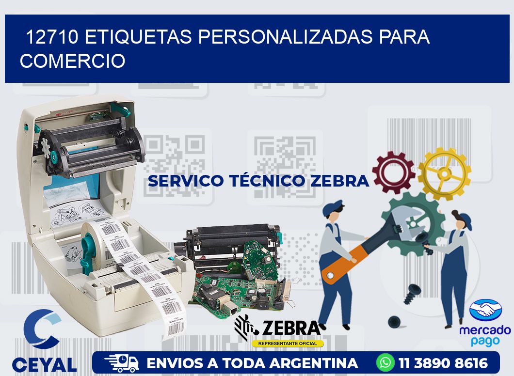 12710 ETIQUETAS PERSONALIZADAS PARA COMERCIO