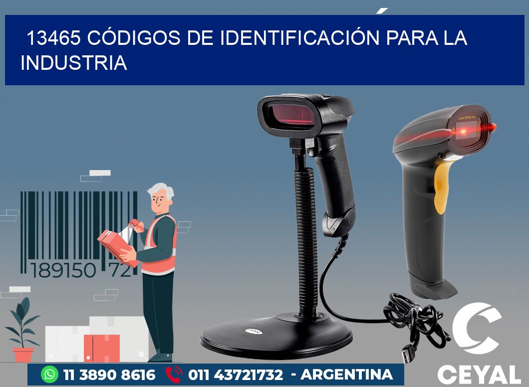 13465 CÓDIGOS DE IDENTIFICACIÓN PARA LA INDUSTRIA