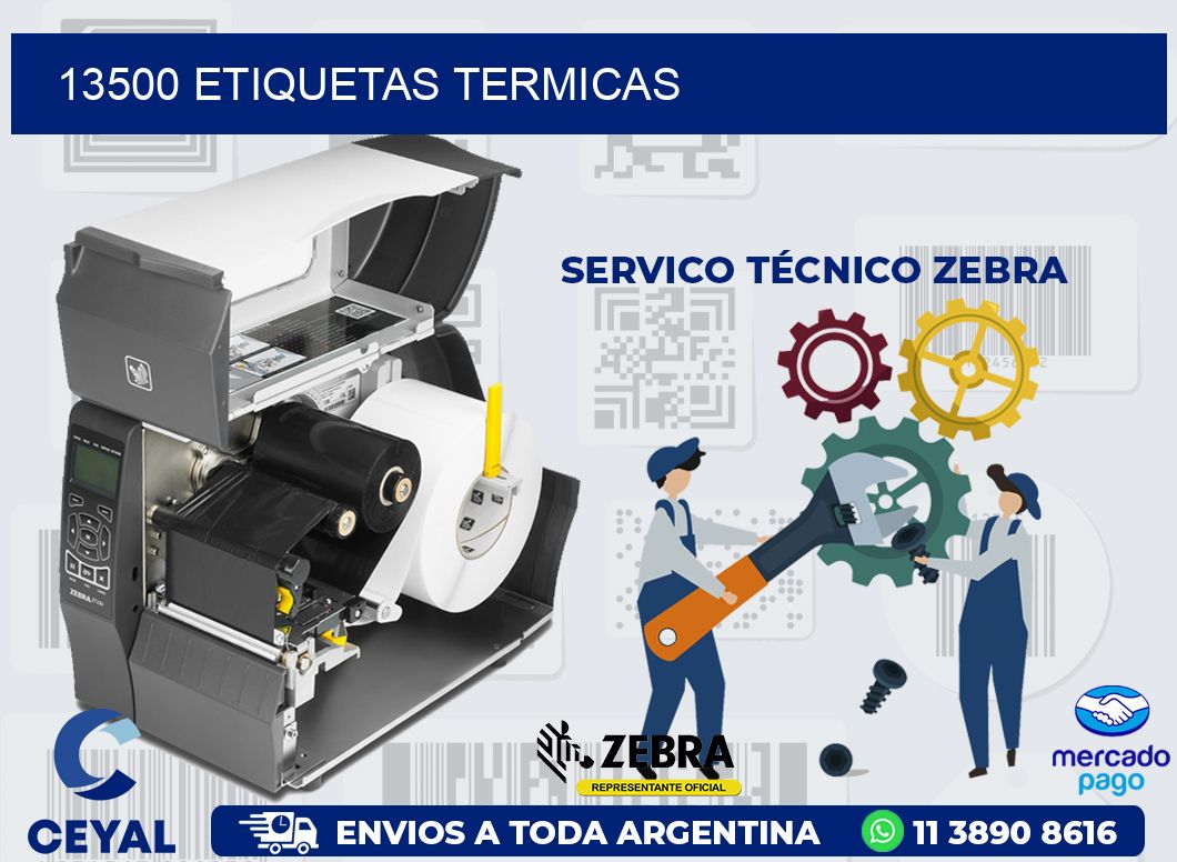 13500 ETIQUETAS TERMICAS