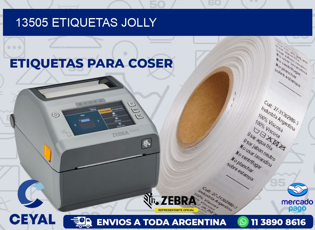 13505 ETIQUETAS JOLLY