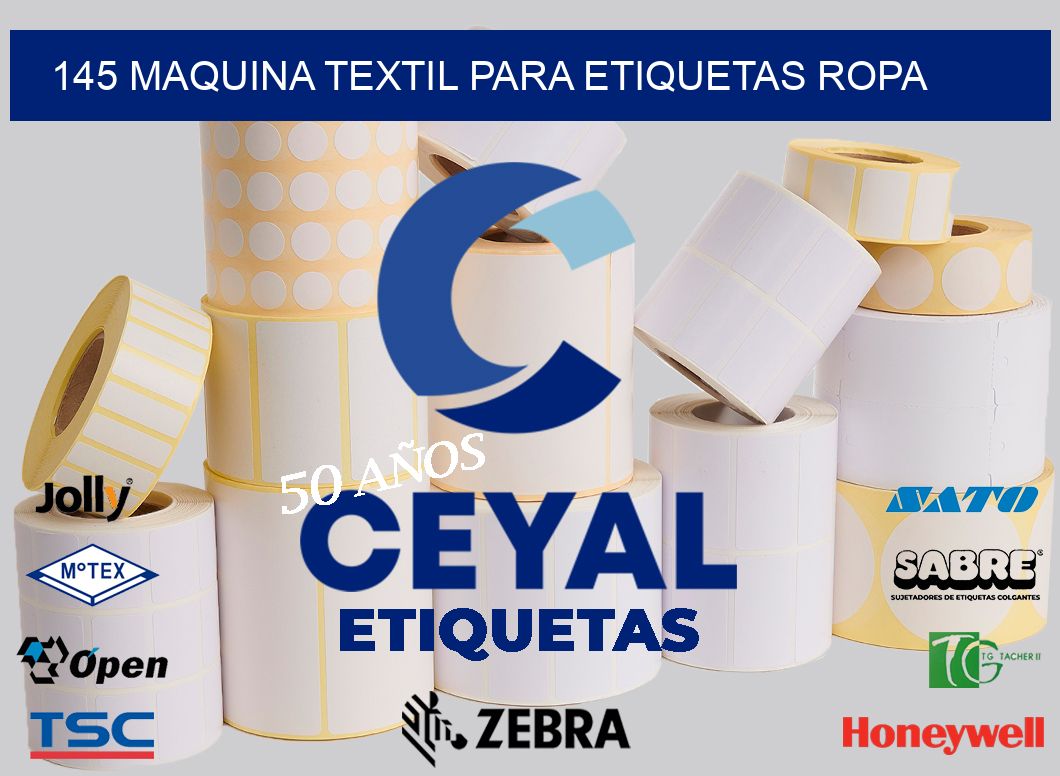 145 MAQUINA TEXTIL PARA ETIQUETAS ROPA