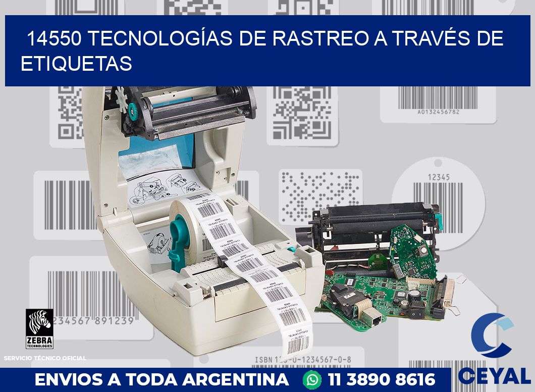 14550 TECNOLOGÍAS DE RASTREO A TRAVÉS DE ETIQUETAS
