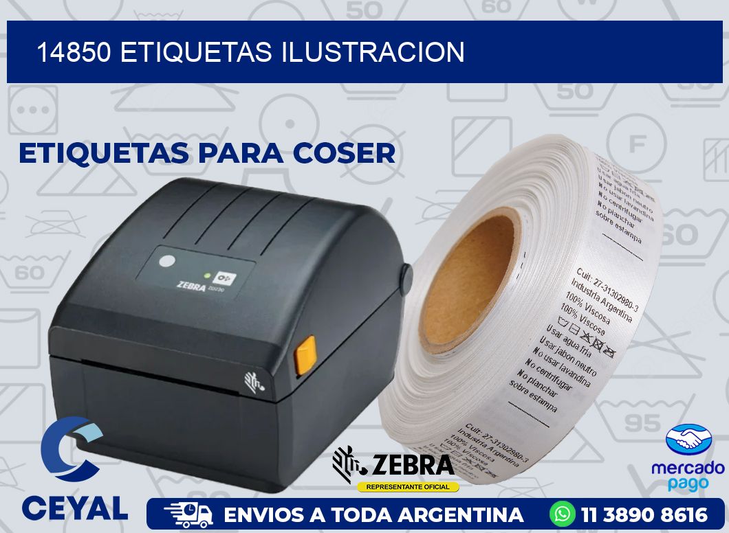 14850 ETIQUETAS ILUSTRACION