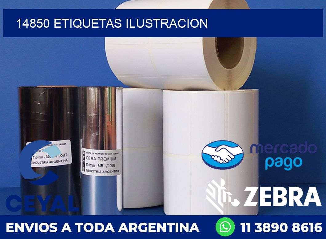 14850 ETIQUETAS ILUSTRACION