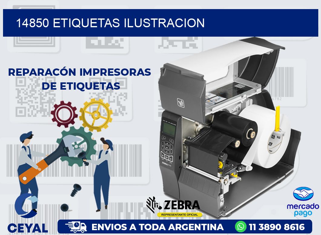 14850 ETIQUETAS ILUSTRACION