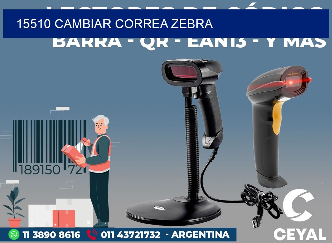 15510 CAMBIAR CORREA ZEBRA