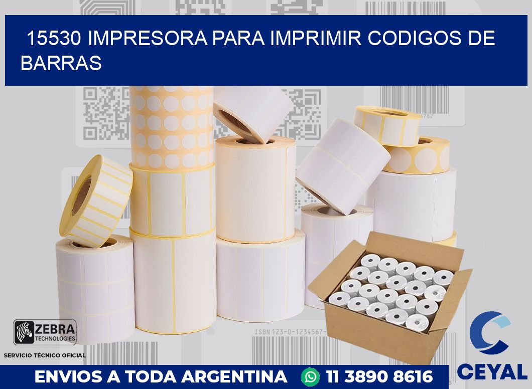 15530 IMPRESORA PARA IMPRIMIR CODIGOS DE BARRAS