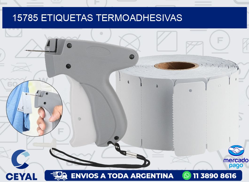 15785 ETIQUETAS TERMOADHESIVAS