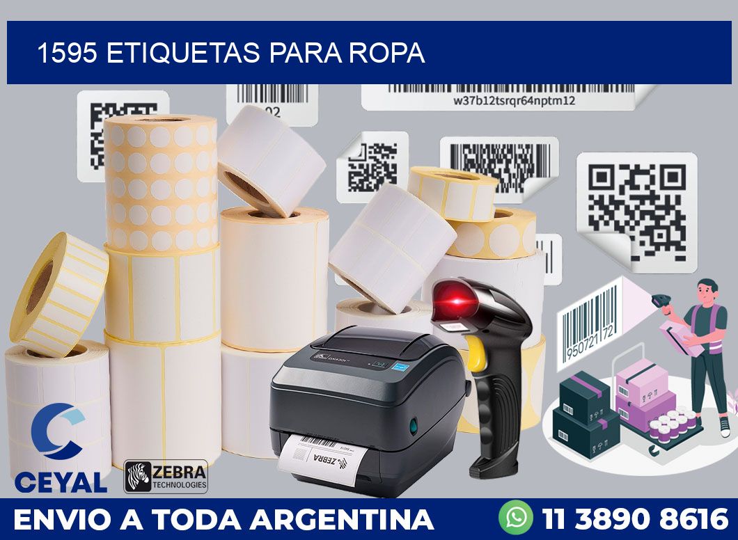 1595 ETIQUETAS PARA ROPA