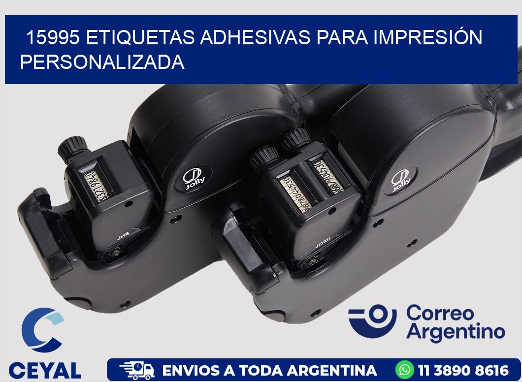 15995 ETIQUETAS ADHESIVAS PARA IMPRESIÓN PERSONALIZADA