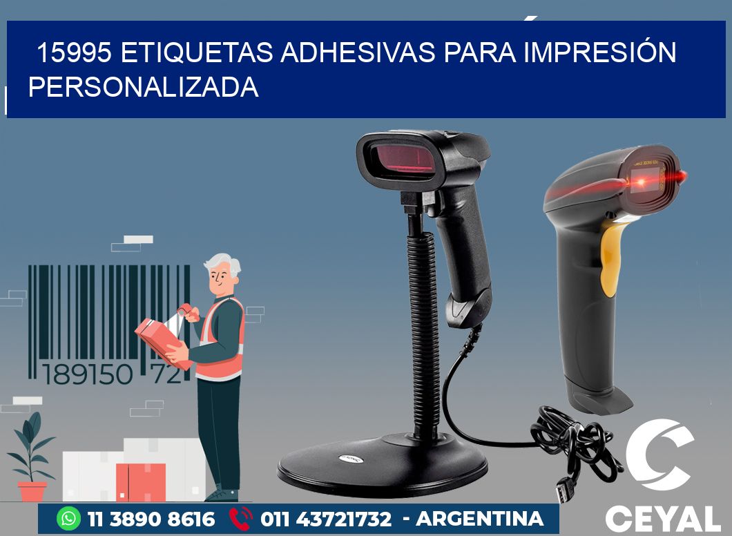 15995 ETIQUETAS ADHESIVAS PARA IMPRESIÓN PERSONALIZADA