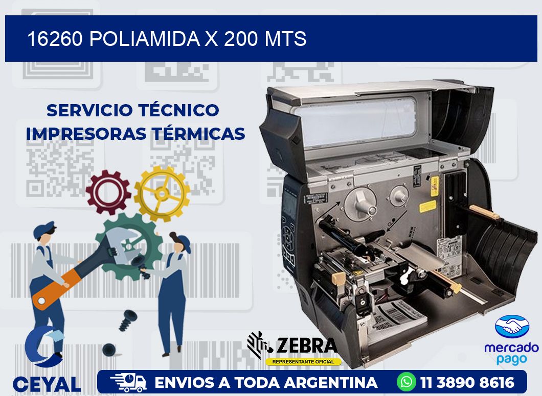 16260 POLIAMIDA X 200 MTS