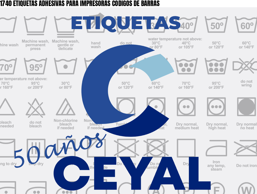 1740 ETIQUETAS ADHESIVAS PARA IMPRESORAS CODIGOS DE BARRAS