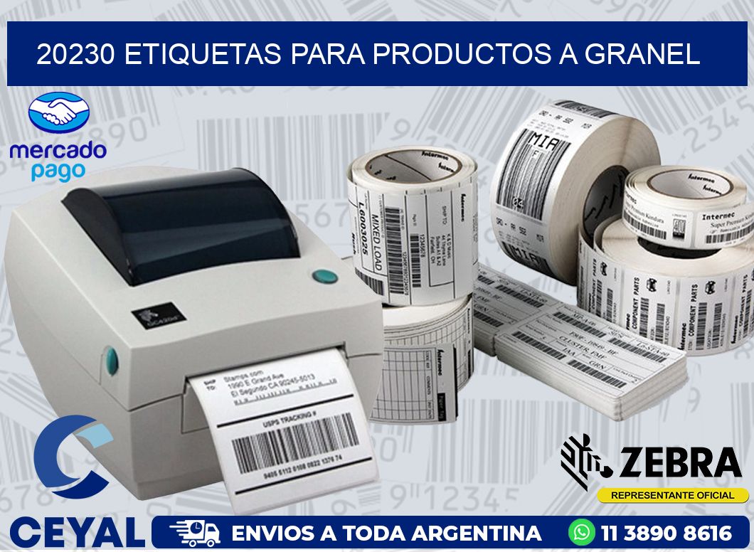 20230 ETIQUETAS PARA PRODUCTOS A GRANEL