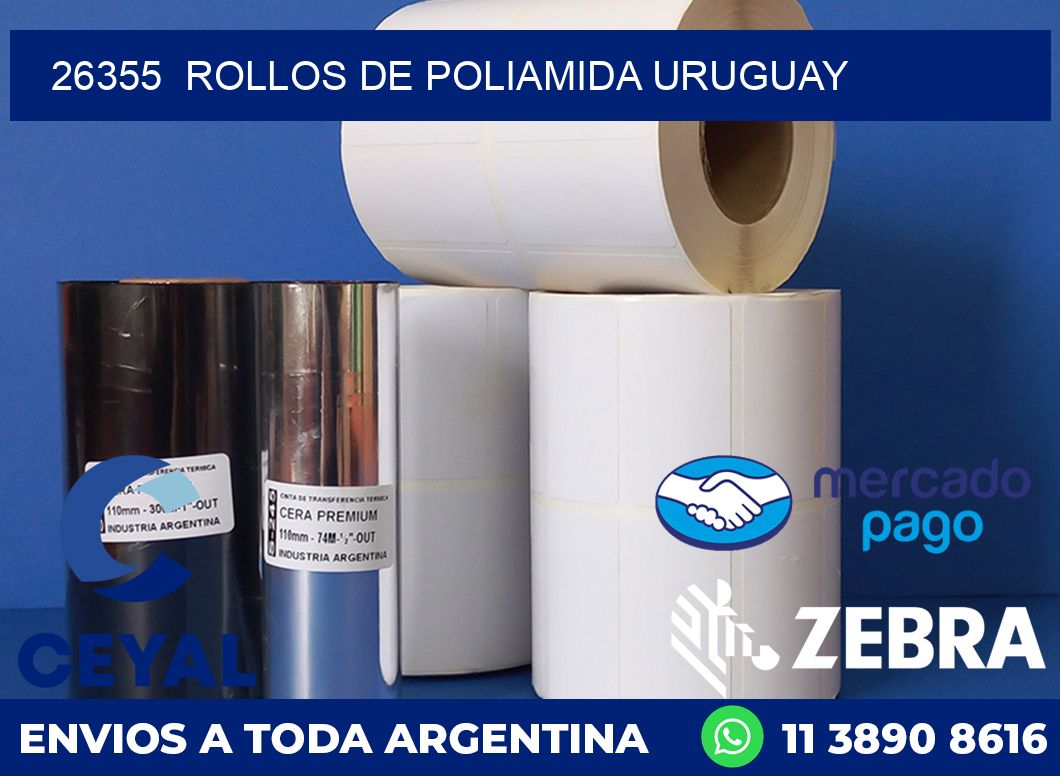 26355  ROLLOS DE POLIAMIDA URUGUAY