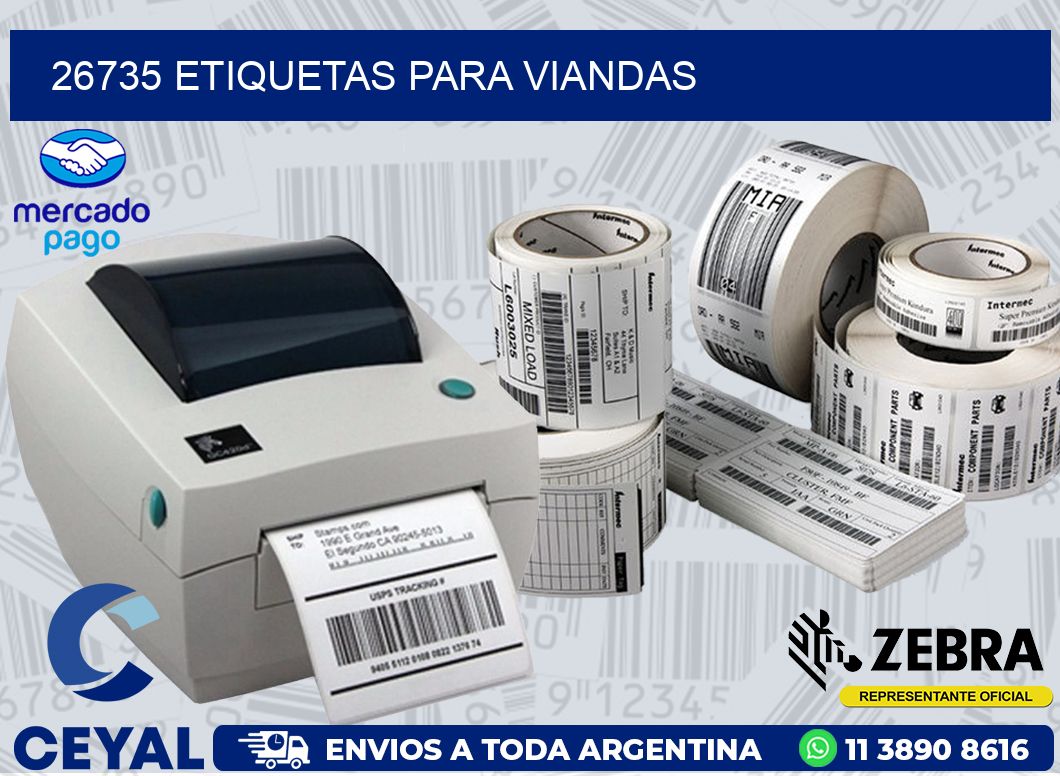 26735 ETIQUETAS PARA VIANDAS