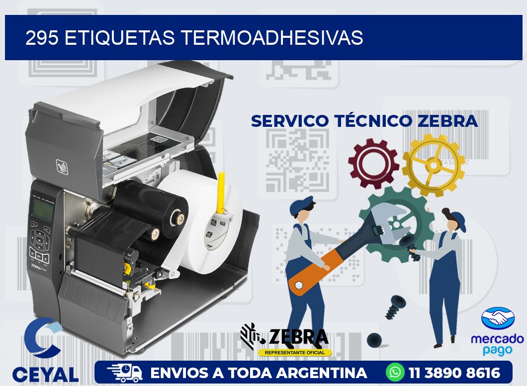 295 ETIQUETAS TERMOADHESIVAS