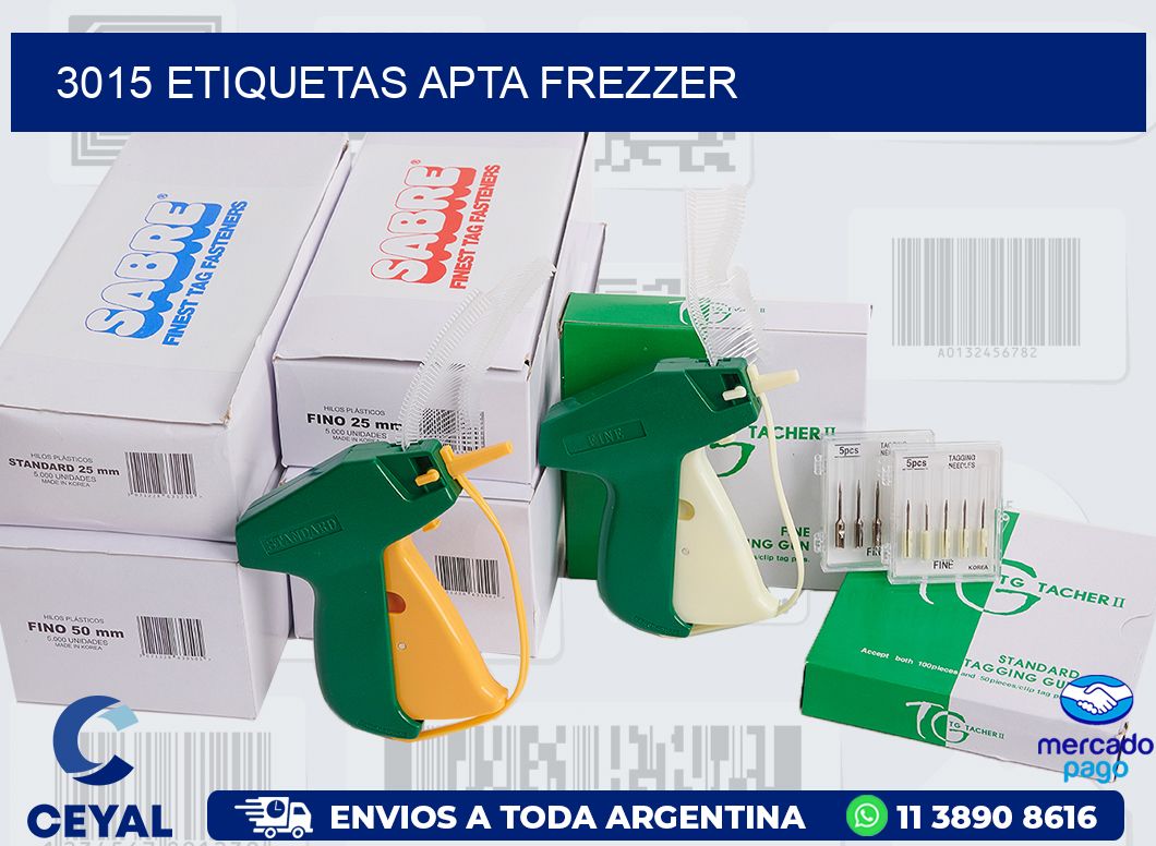 3015 ETIQUETAS APTA FREZZER